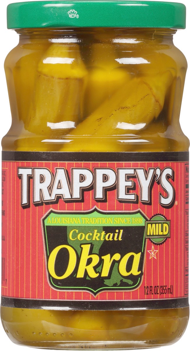 slide 7 of 12, Trappey's Trappey Mild Cocktail Okra, 12 oz