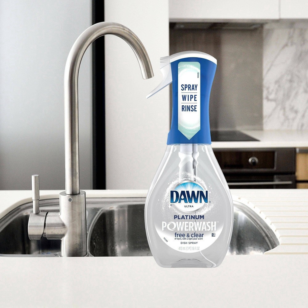 slide 3 of 11, Dawn Powerwash Spray Refill, Dish Soap, Dishwashing Liquid, Free & Clear, 1 Refill, 16 Fl Oz, 16 oz