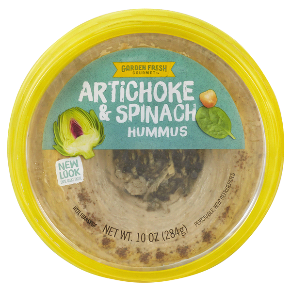 slide 1 of 1, Garden Fresh Gourmet Hummus, 12 oz