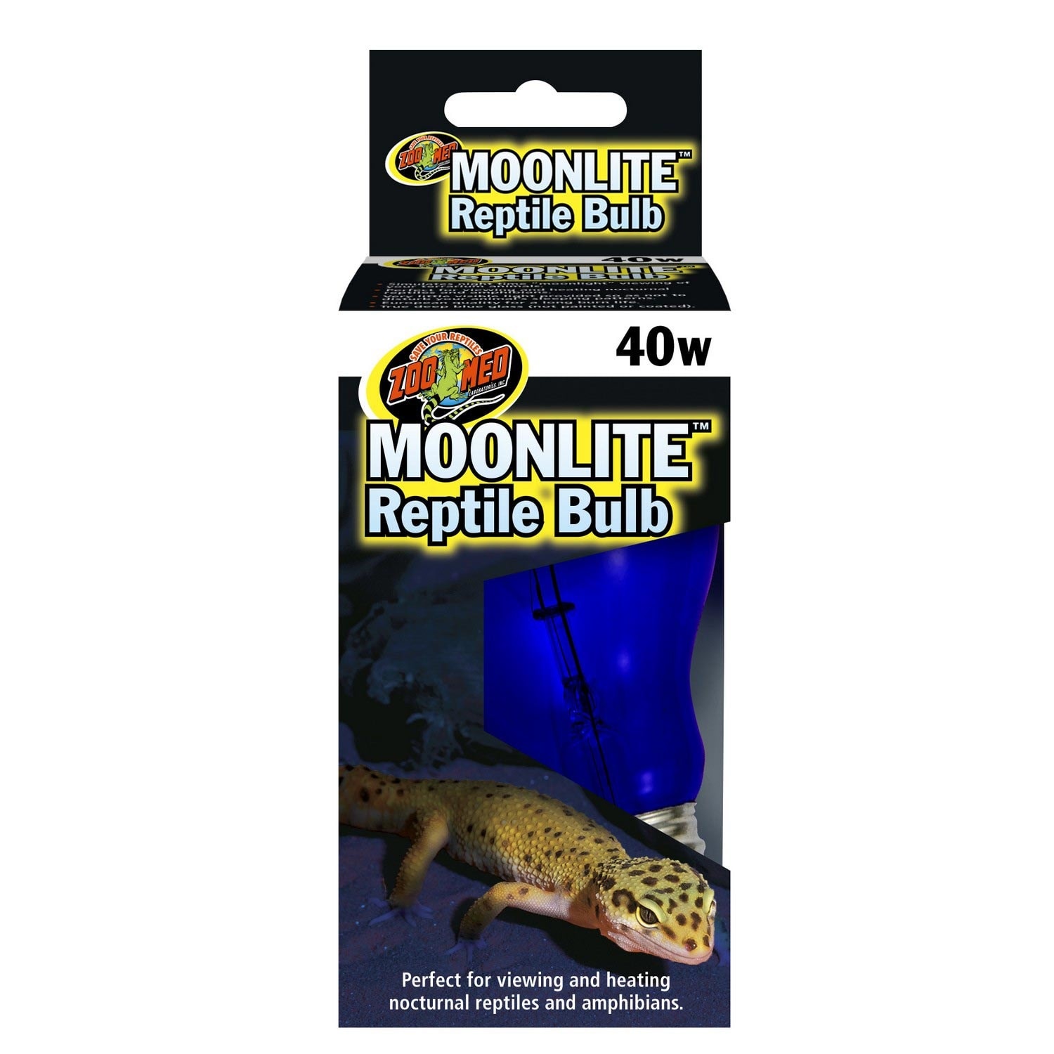 slide 1 of 1, Zoo Med Moonlight Bulb for Reptiles, 1 ct