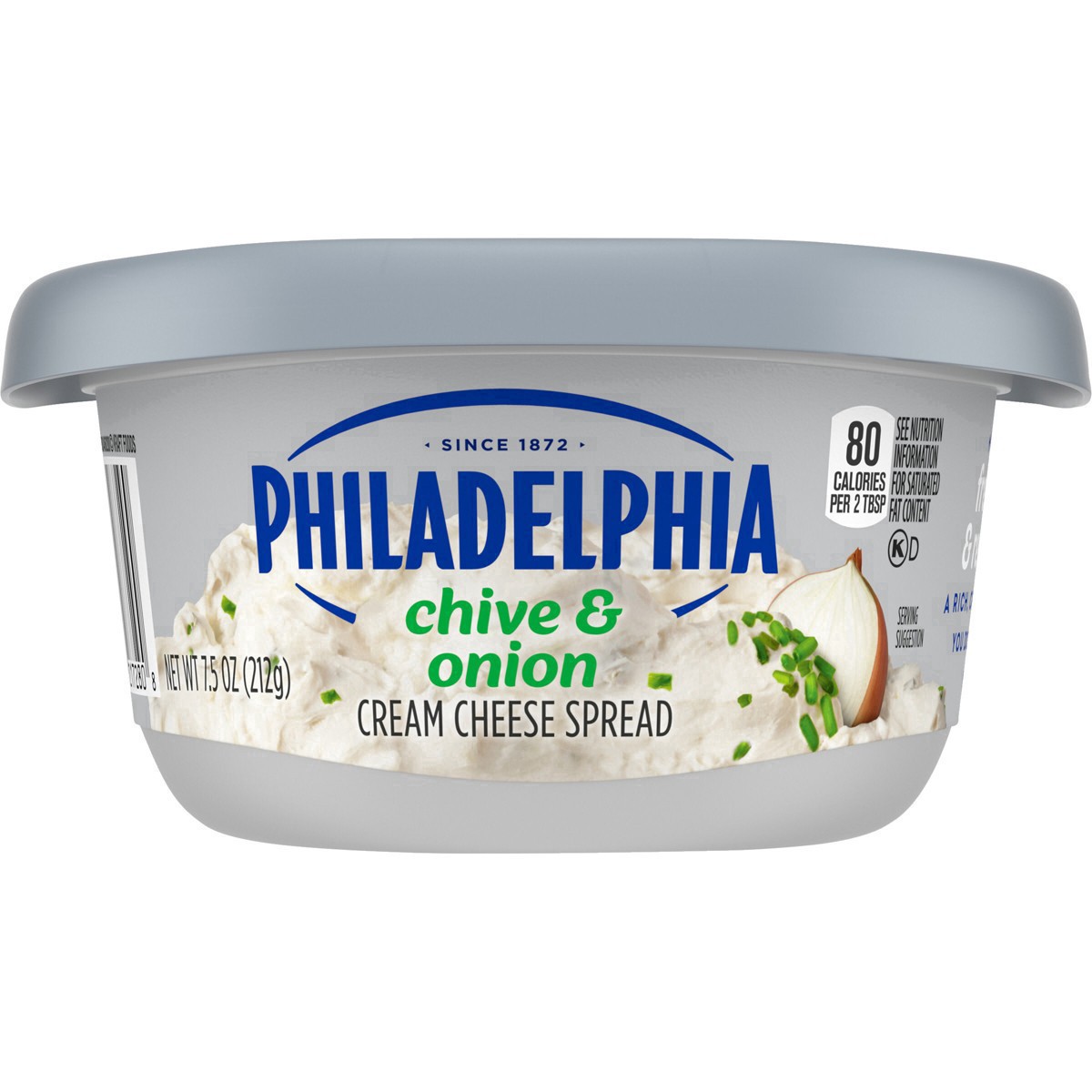slide 16 of 48, Philadelphia Chive & Onion Cream Cheese Spread, 8 oz