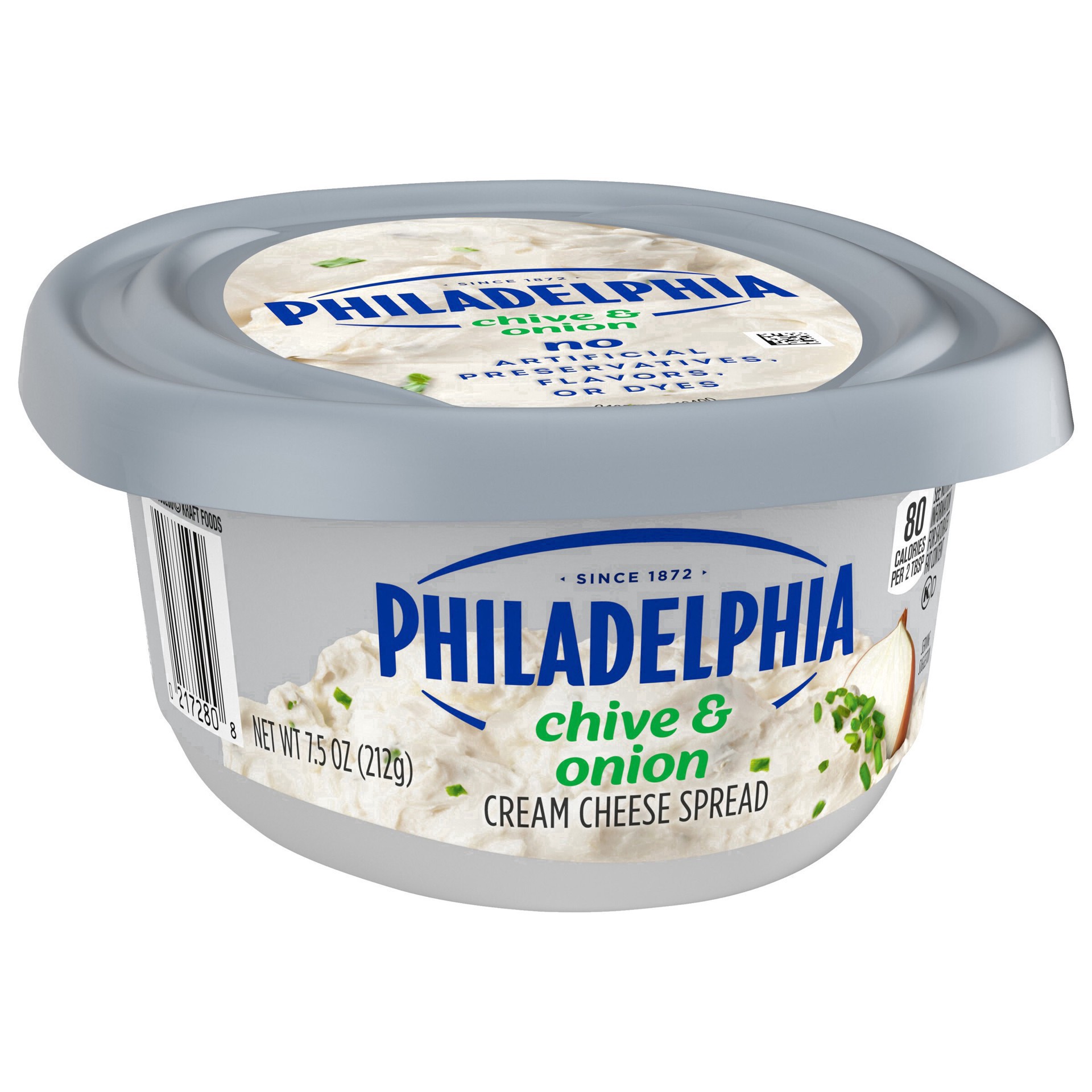 slide 46 of 48, Philadelphia Chive & Onion Cream Cheese Spread, 8 oz