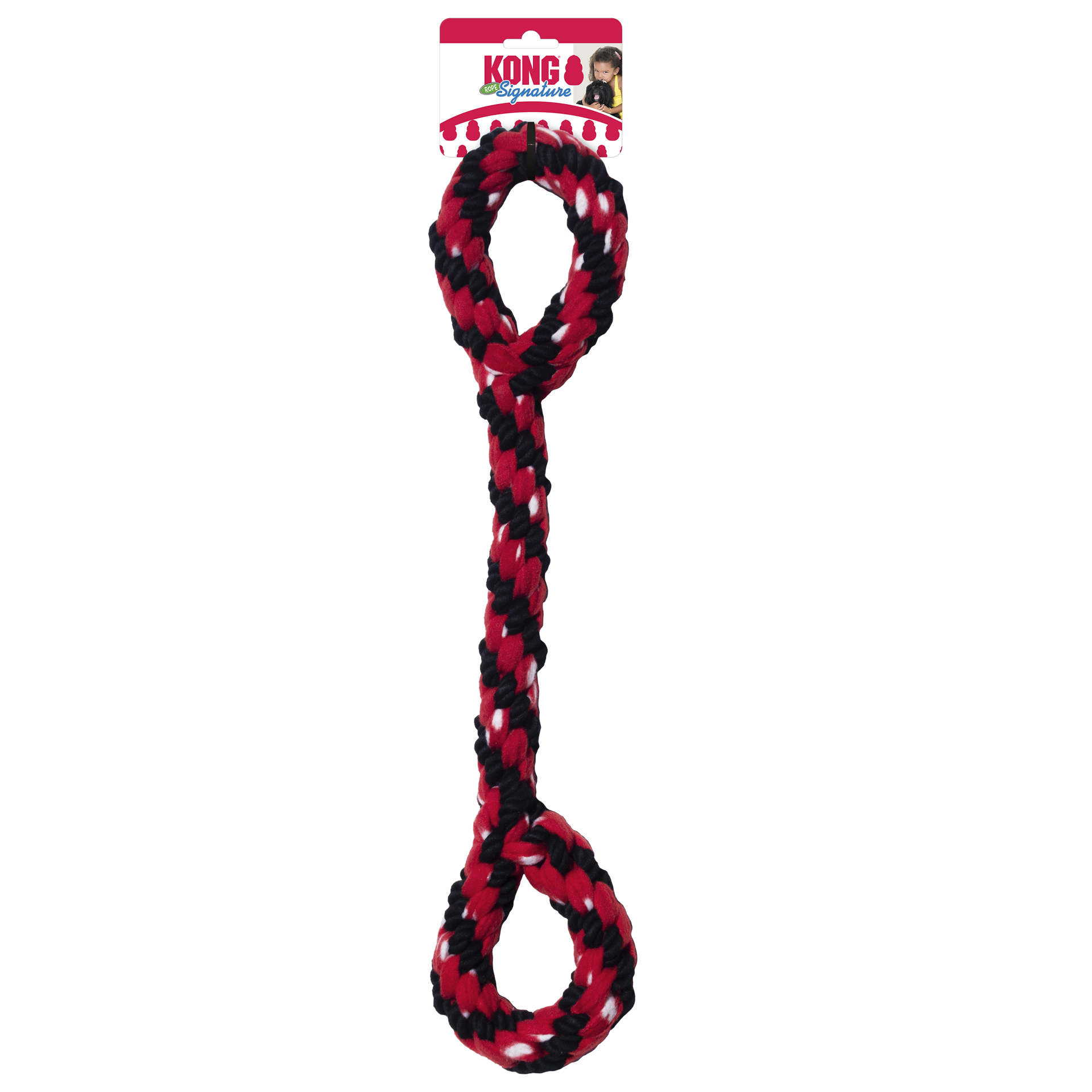 slide 4 of 4, KONG Signature Rope 22" Double Tug, 22 in