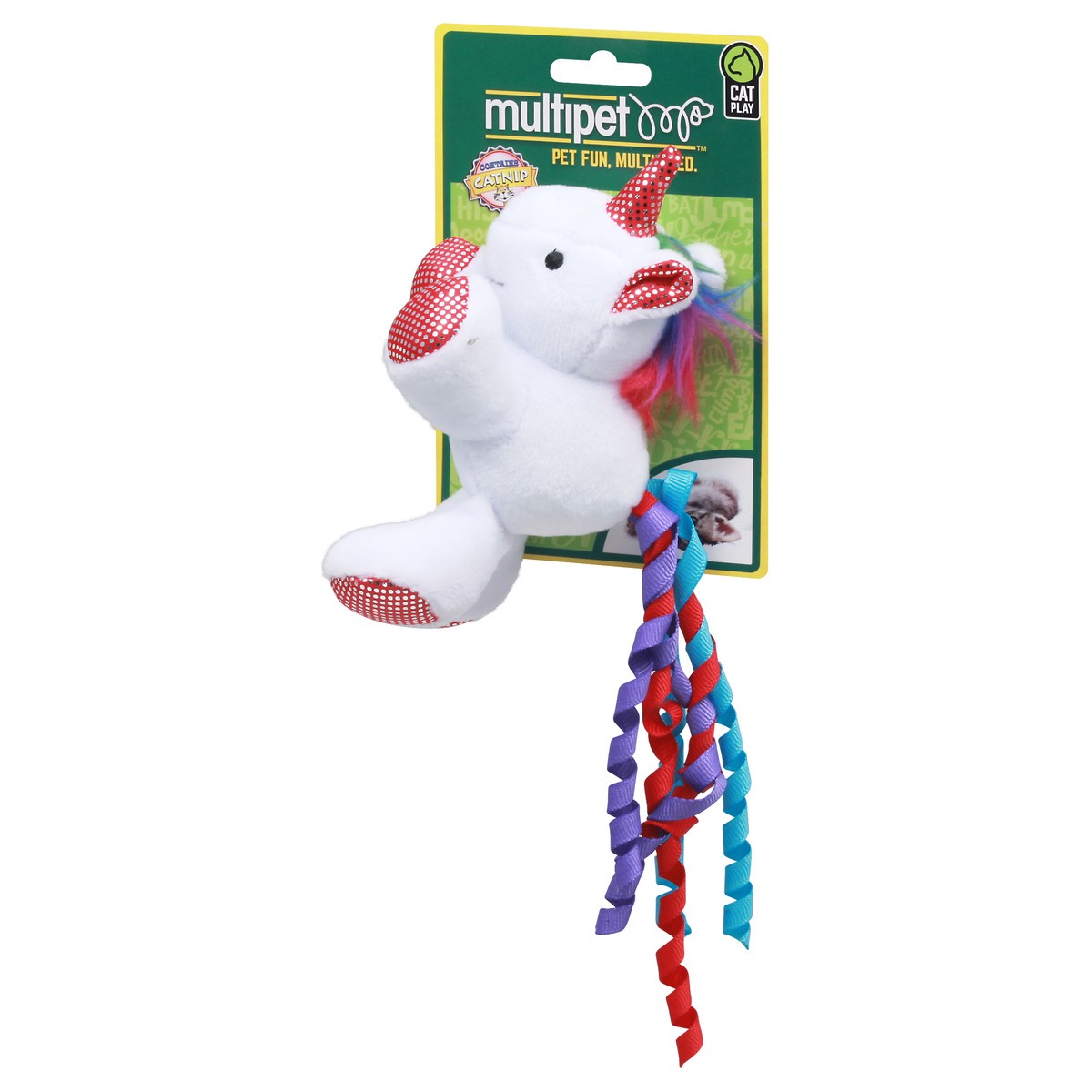 slide 3 of 11, MultiPet Unicorn Cat Toy 1 ea, 1 ct