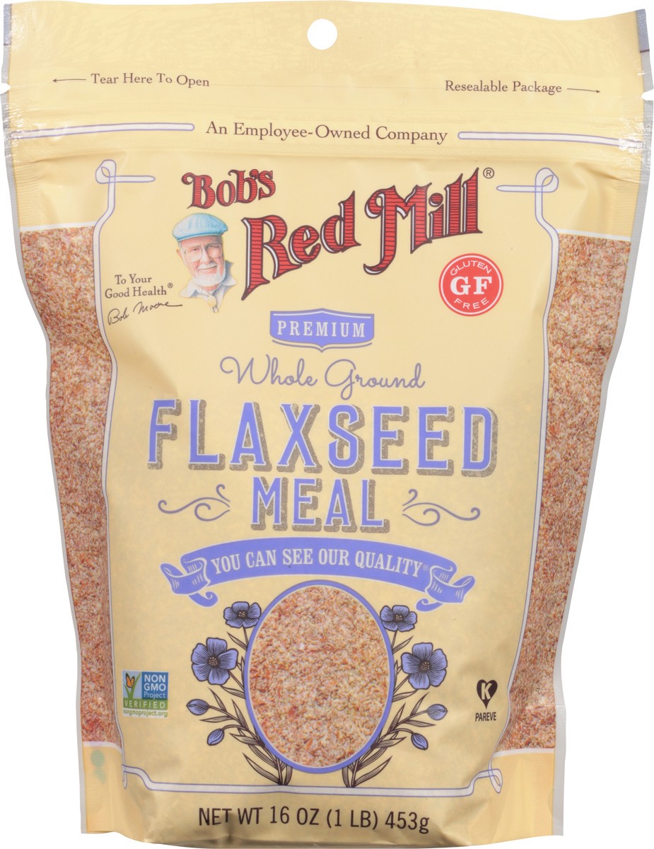 slide 6 of 9, Bob's Red Mill Whole Ground Premium Flaxseed Meal 16 oz, 16 oz