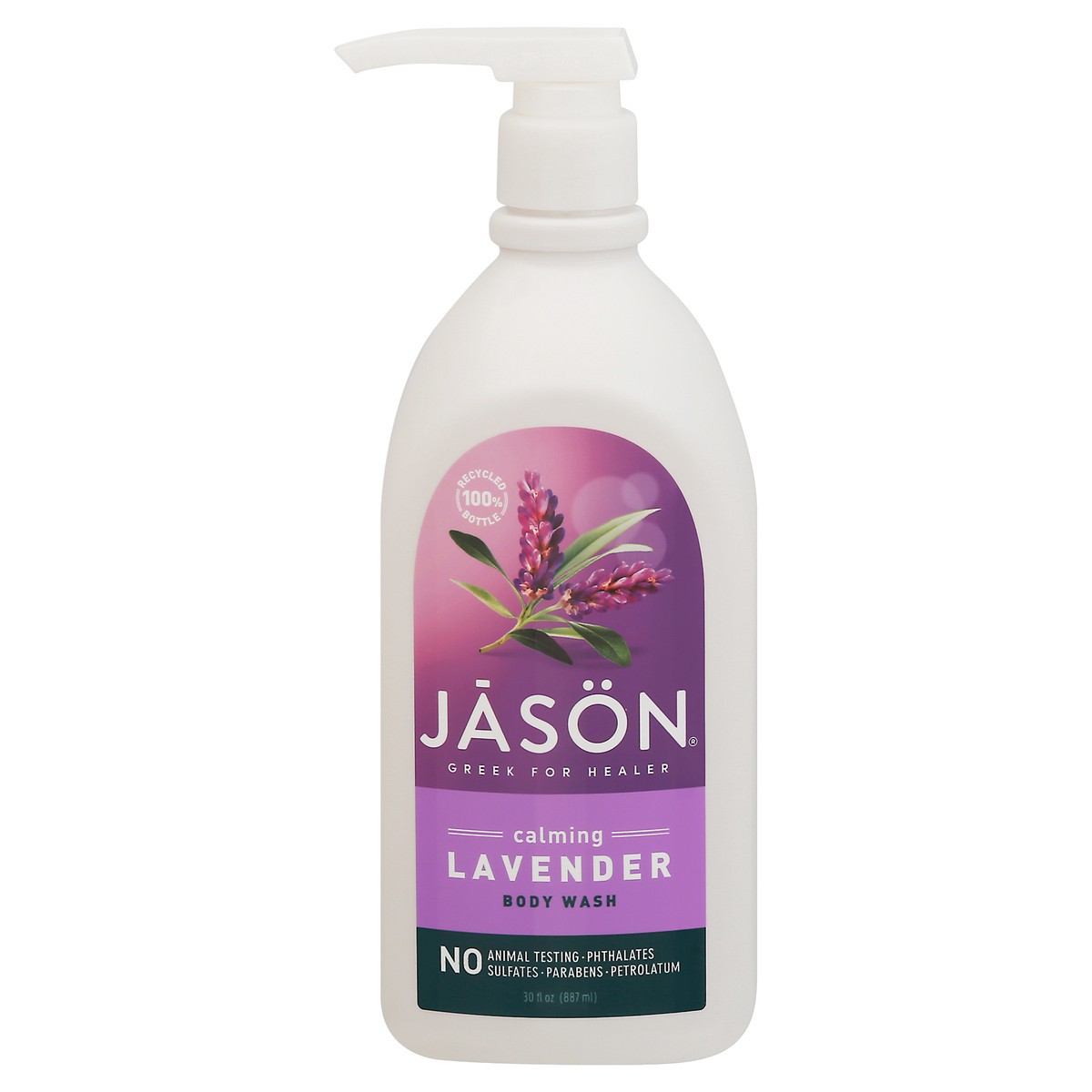 slide 1 of 9, Jason Calming Lavender Body Wash 30 fl oz, 30 oz