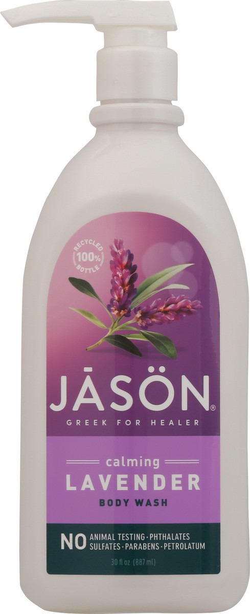 slide 1 of 9, Jason Calming Lavender Body Wash 30 fl oz, 30 oz