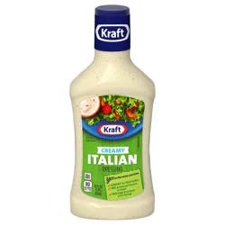 Kraft Creamy Italian Dressing, 16 fl oz Bottle
