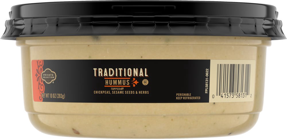 slide 4 of 6, Private Selection Traditional Hummus, 10 oz