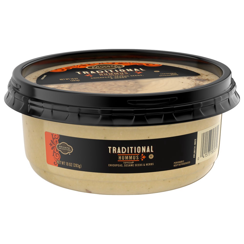 slide 3 of 6, Private Selection Traditional Hummus, 10 oz