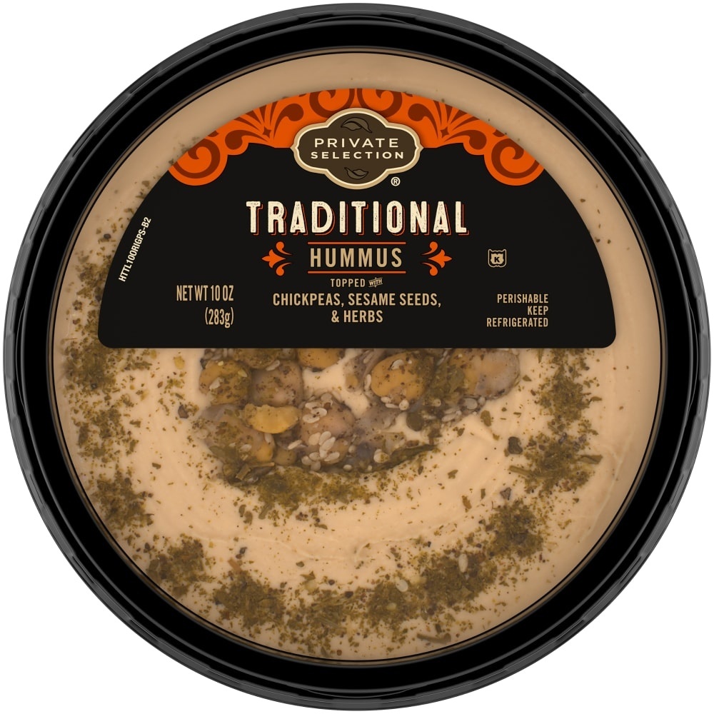 slide 1 of 1, Private Selection Traditional Hummus, 10 oz