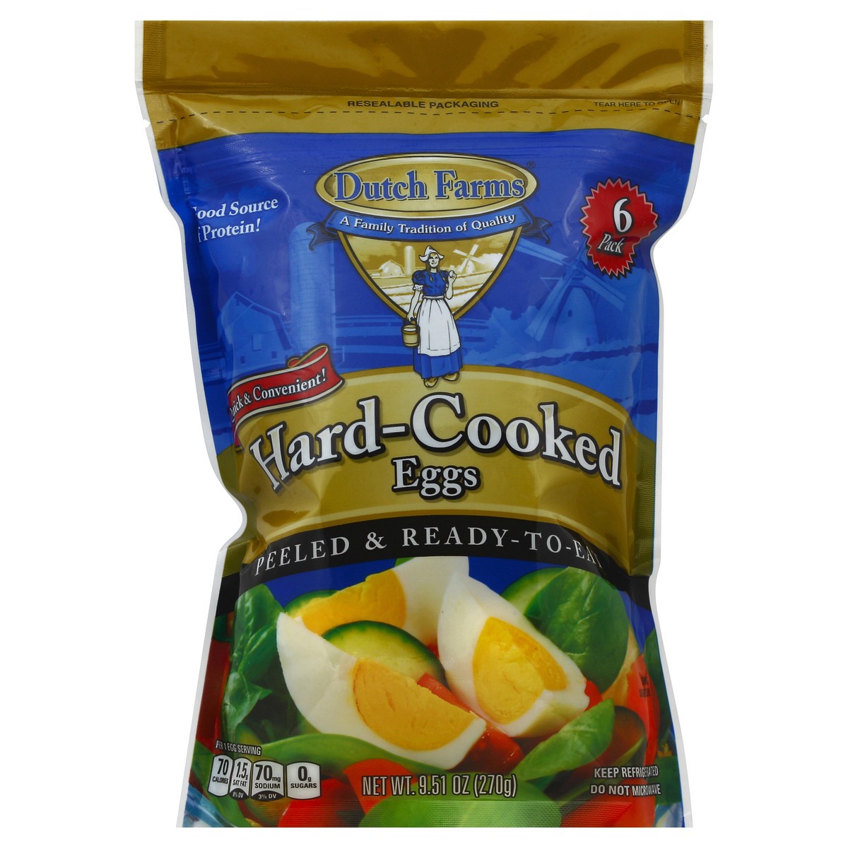 slide 2 of 3, Dutch Farms Eggs - 6 ct, 6 ct