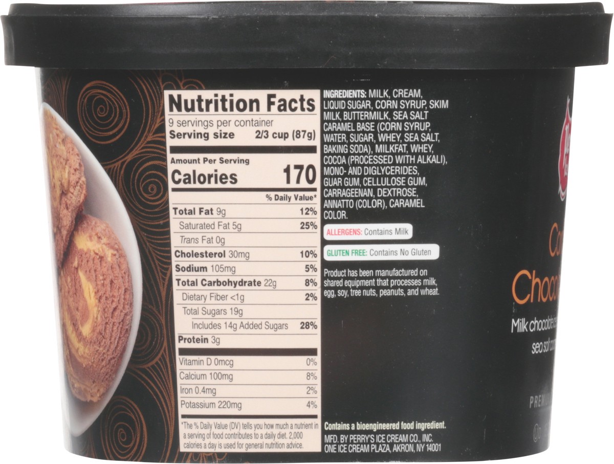 slide 5 of 9, Perry's Ice Cream Perry's Caramel Chocolate Twist, 48 fl oz