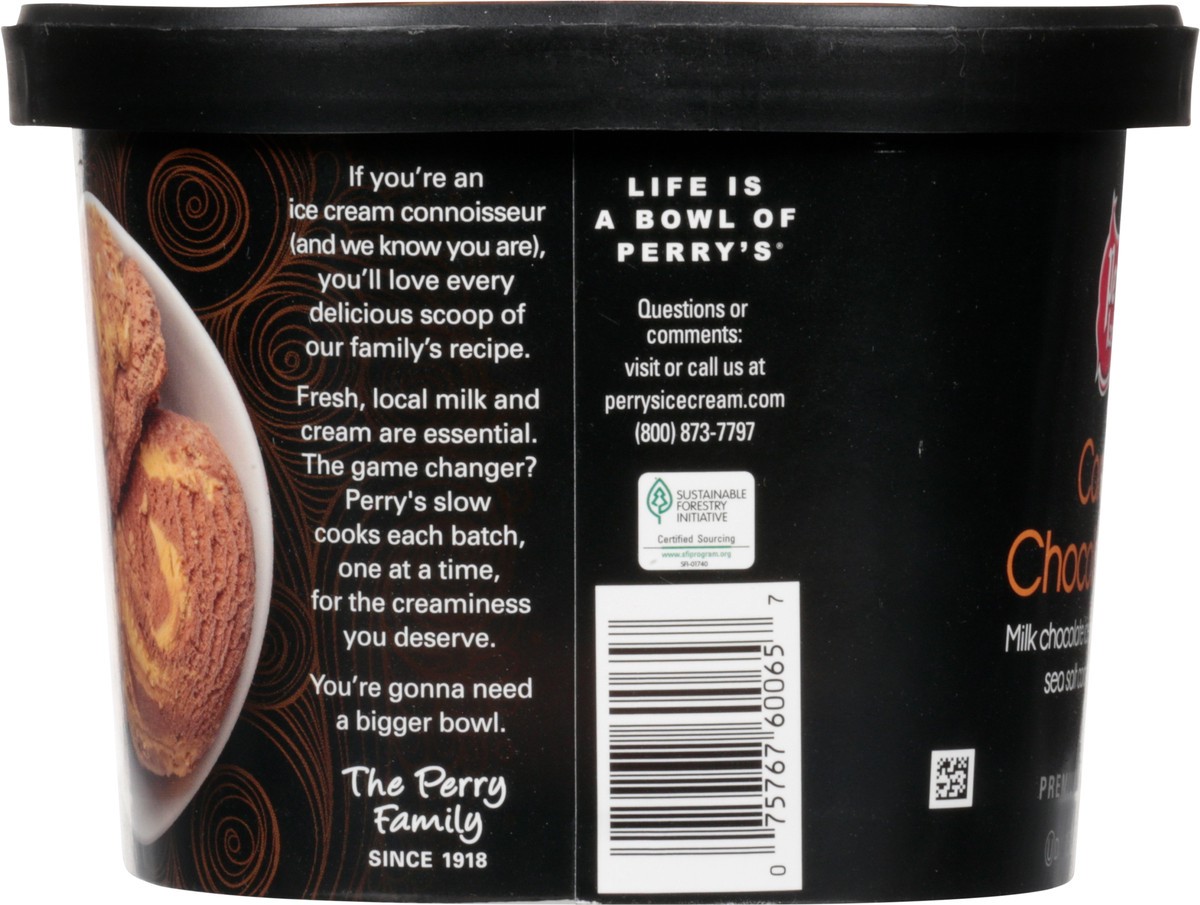 slide 6 of 9, Perry's Ice Cream Perry's Caramel Chocolate Twist, 48 fl oz