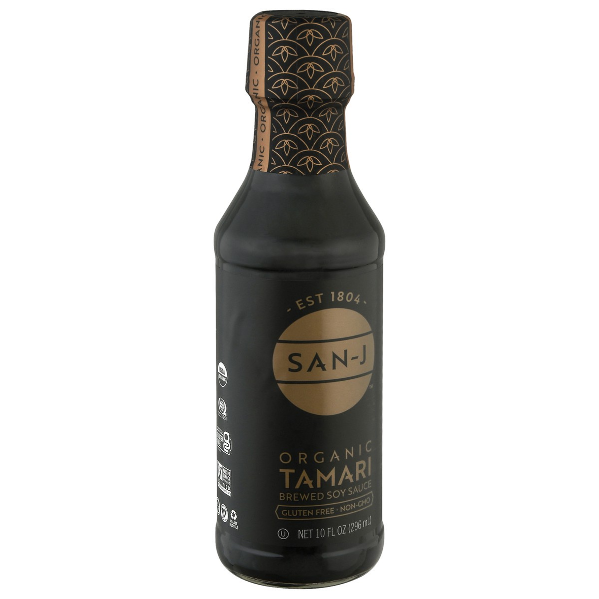 slide 10 of 12, San-J Organic Tamari Brewed Soy Sauce 10 fl oz, 10 fl oz