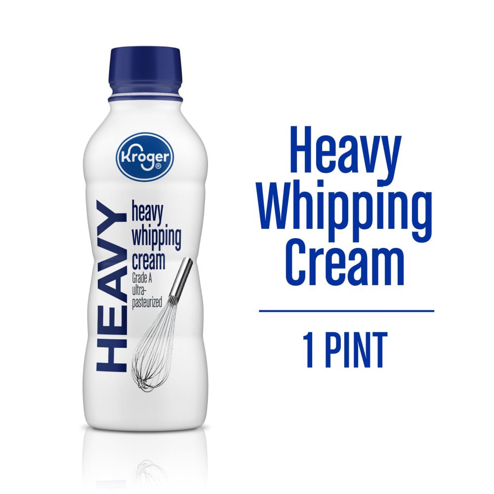 slide 3 of 5, Kroger Heavy Whipping Cream, 1 pint