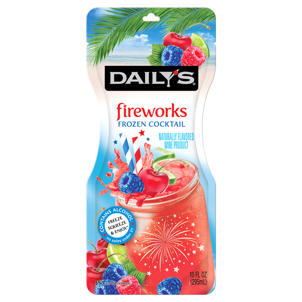 slide 1 of 1, Daily's Fireworks Frozen Cocktail, 10 fl oz