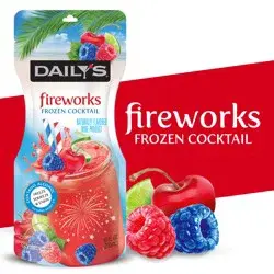 Daily's Fireworks Ready to Drink Frozen Cocktail, 10 Fl OZ Pouch