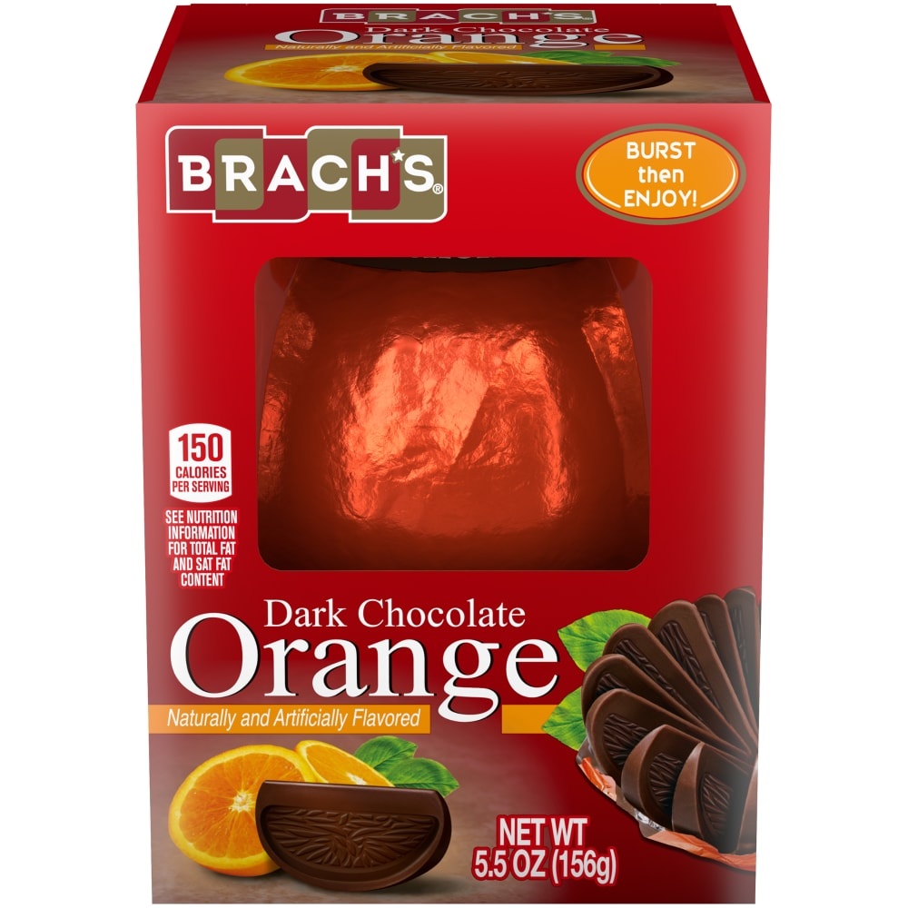 slide 1 of 1, Brach's Dark Chocolate Orange, 5.5 oz