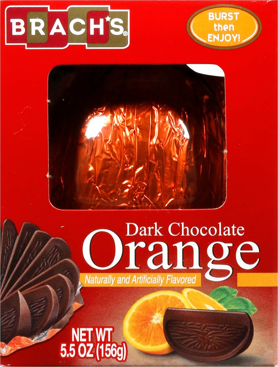 slide 5 of 10, BRACH'S Dark Chocolate Orange Holiday Candy 5.5 oz. Box, 5.5 oz