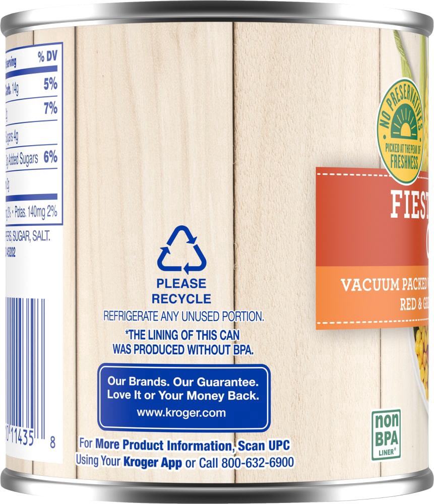 slide 3 of 5, Kroger Fiesta Style Corn - 11 oz, 11 oz