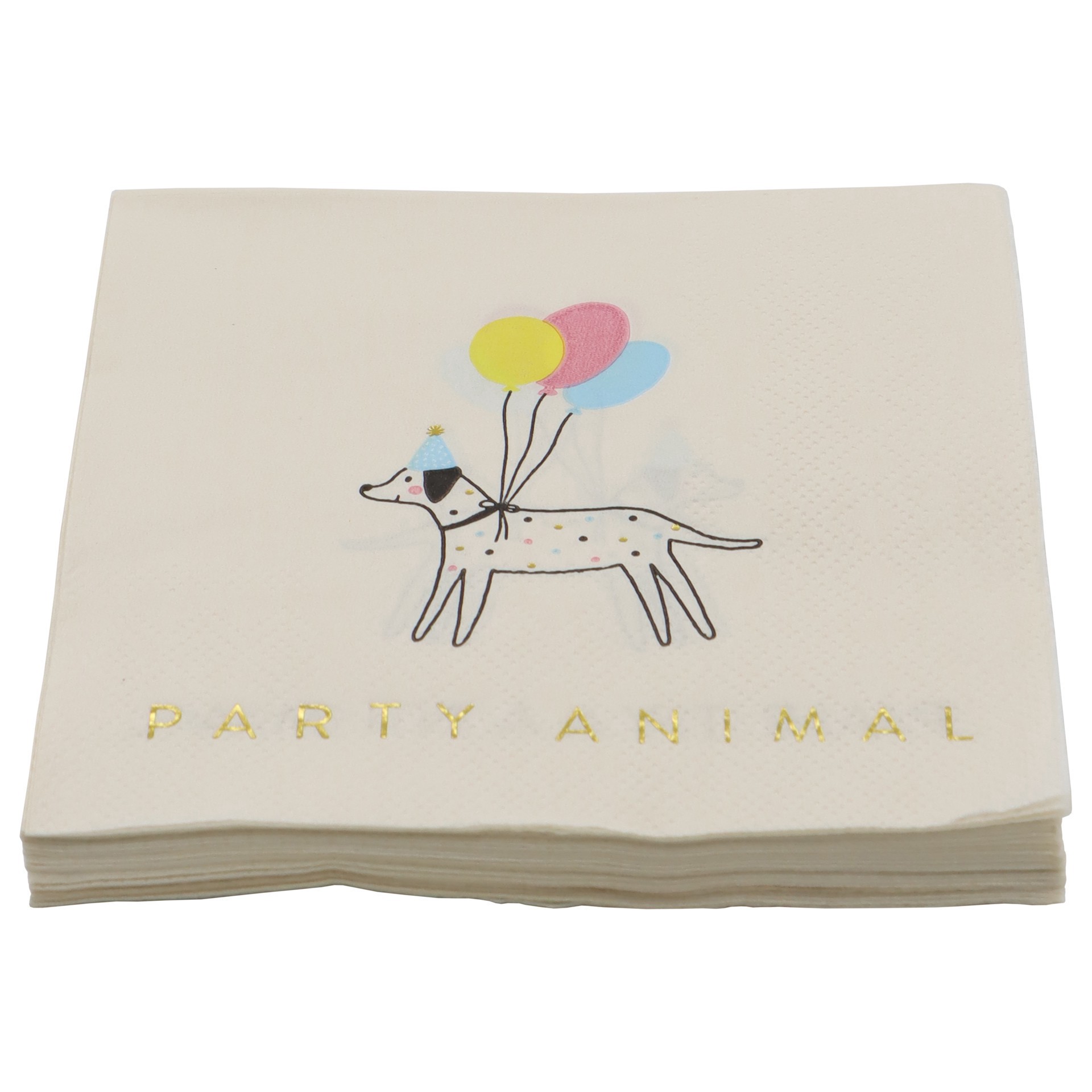 slide 2 of 3, Party Animal Beverage Napkins, 20ct. By Celebrate It, 20 ct