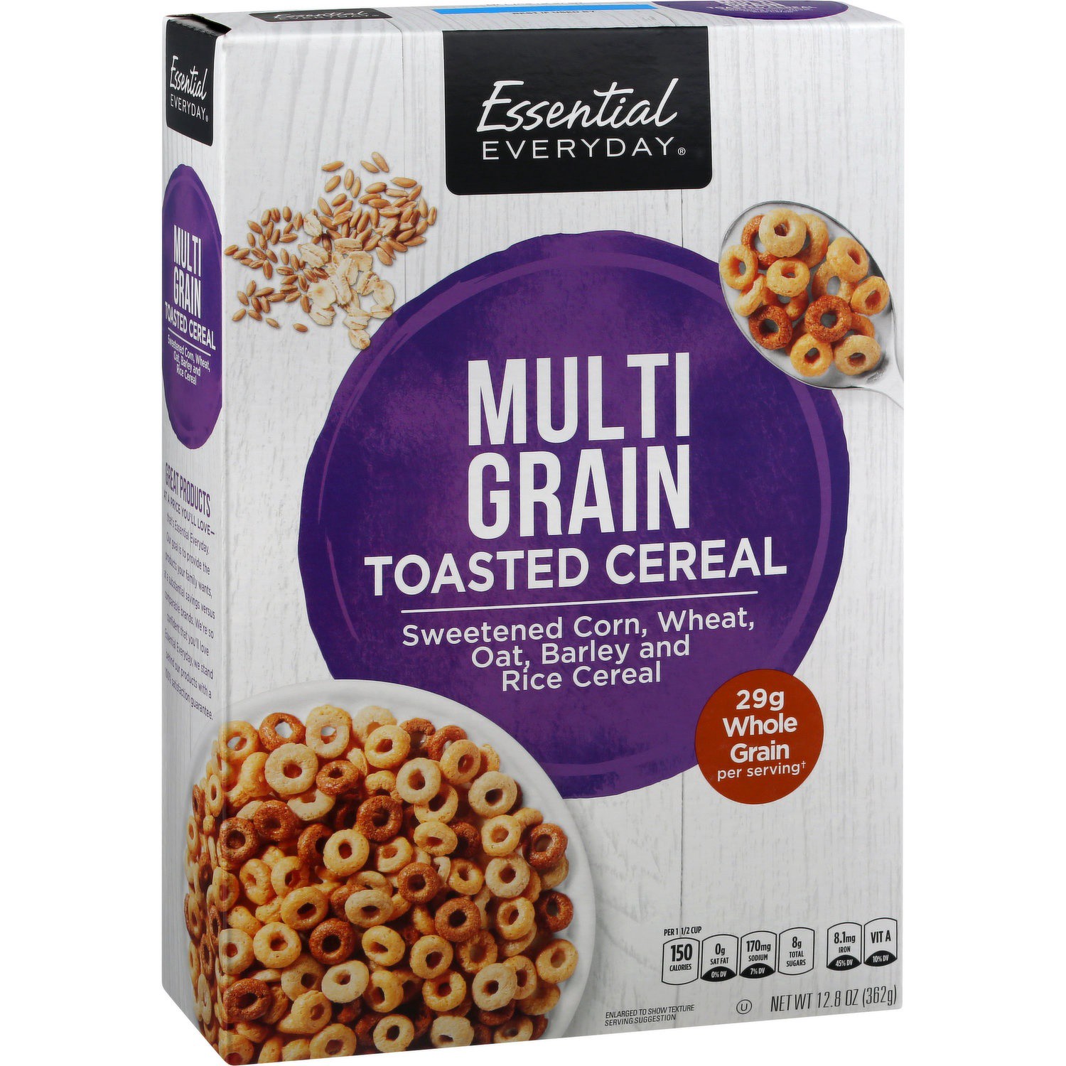 slide 1 of 1, Essential Everyday Multigrain Toasty Oats, 12.8 oz