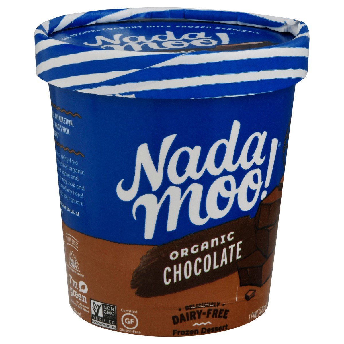 slide 4 of 9, NadaMoo! Dutch Chocolate Dairy-Free Frozen Dessert, 16 oz