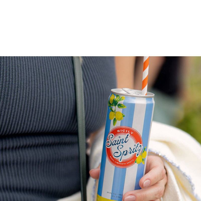 slide 5 of 6, Saint Spritz Lemon Basil Wine Spritz 4 - 12 fl oz Cans, 4 ct