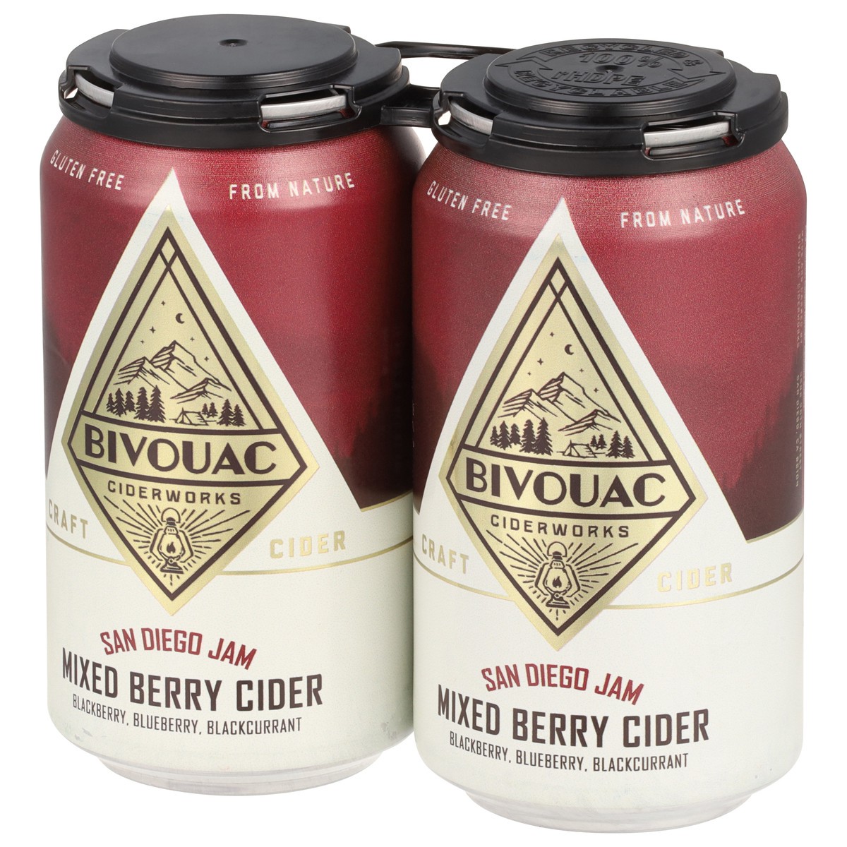 slide 8 of 12, Bivouac Ciderworks Mixed Berry Cider 6 - 12 fl oz Cans, 48 oz