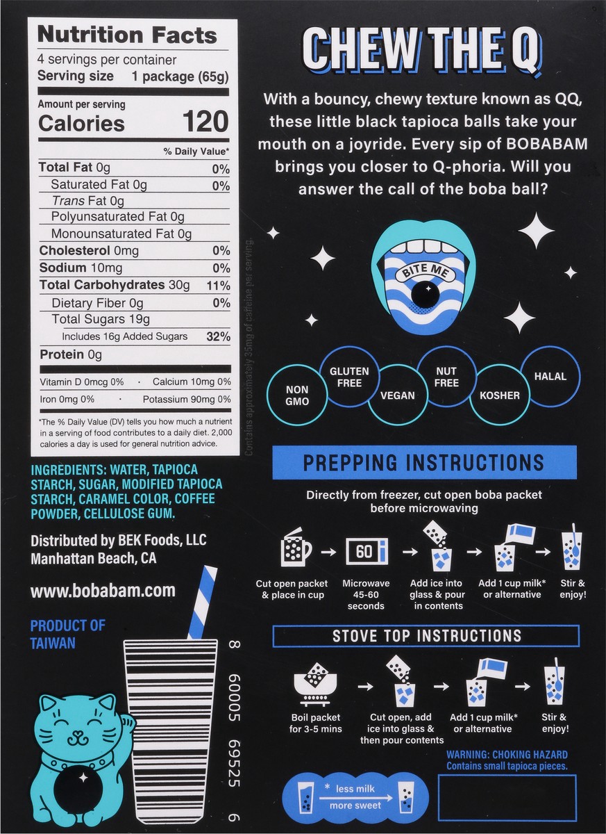 slide 2 of 9, Boba Bam Instant Coffee Boba Drink Kit 1 ea, 1 ct