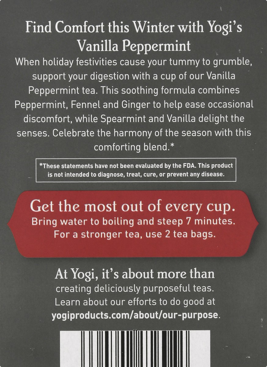 slide 2 of 9, Yogi Tea Vanilla Peppermint Tea, 16 ct