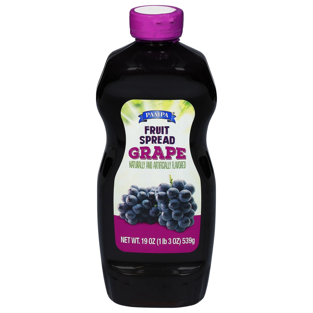 slide 1 of 9, Pampa Grape Squeez Jelly, 19 oz