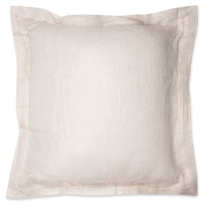 slide 1 of 1, Mayfair Gilded Linen European Pillow Sham - Ivory, 1 ct