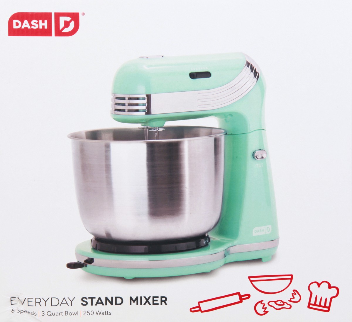 slide 10 of 11, Dash Everyday Stand Mixer 1 ea, 1 ct