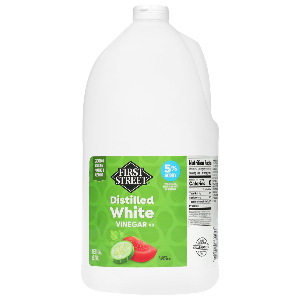 slide 2 of 13, First Street White Vinegar, 1 gal
