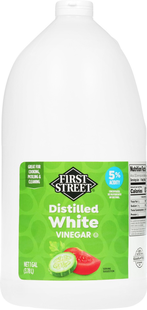slide 13 of 13, First Street White Vinegar, 1 gal