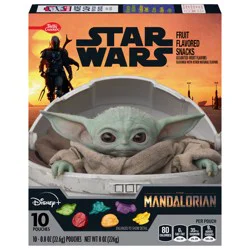Betty Crocker Disney Star Wars The Mandalorian Fruit Flavored Snacks, Treat Pouches, Gluten Free, 10 Ct, 8 oz