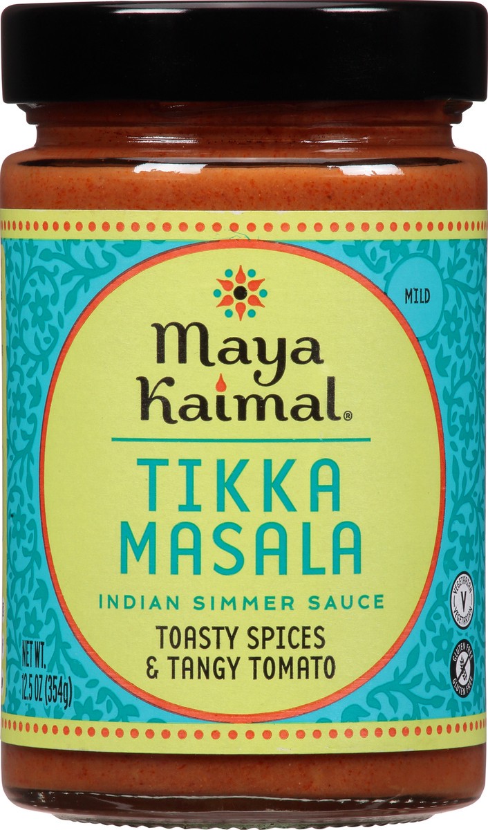 slide 3 of 14, Maya Kaimal Mild Tikka Masala Indian Simmer Sauce 12.5 oz, 12.5 oz