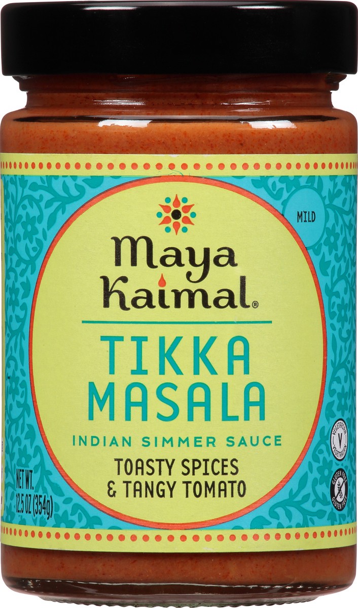 slide 8 of 14, Maya Kaimal Mild Tikka Masala Indian Simmer Sauce 12.5 oz, 12.5 oz