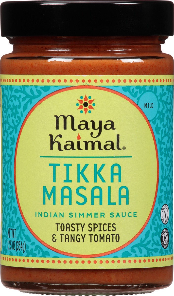 slide 1 of 14, Maya Kaimal Mild Tikka Masala Indian Simmer Sauce 12.5 oz, 12.5 oz