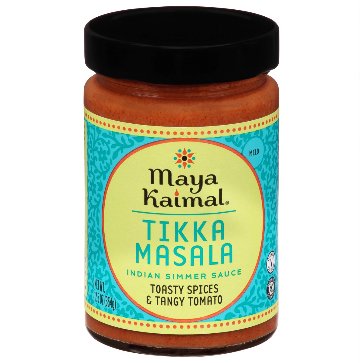 slide 10 of 14, Maya Kaimal Mild Tikka Masala Indian Simmer Sauce 12.5 oz, 12.5 oz