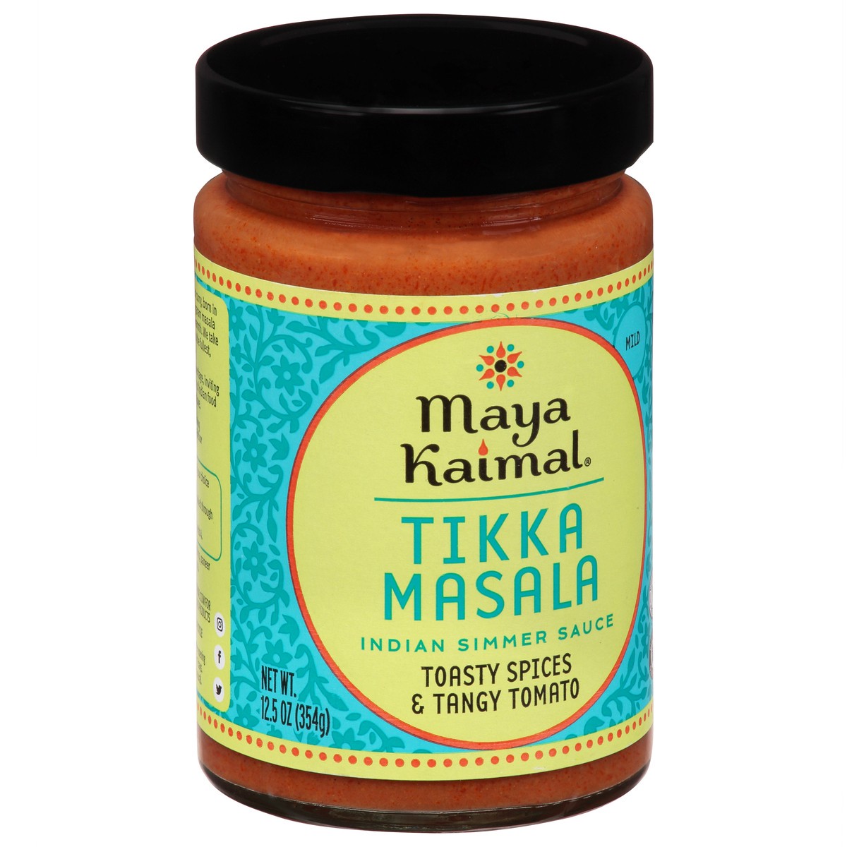 slide 11 of 14, Maya Kaimal Mild Tikka Masala Indian Simmer Sauce 12.5 oz, 12.5 oz