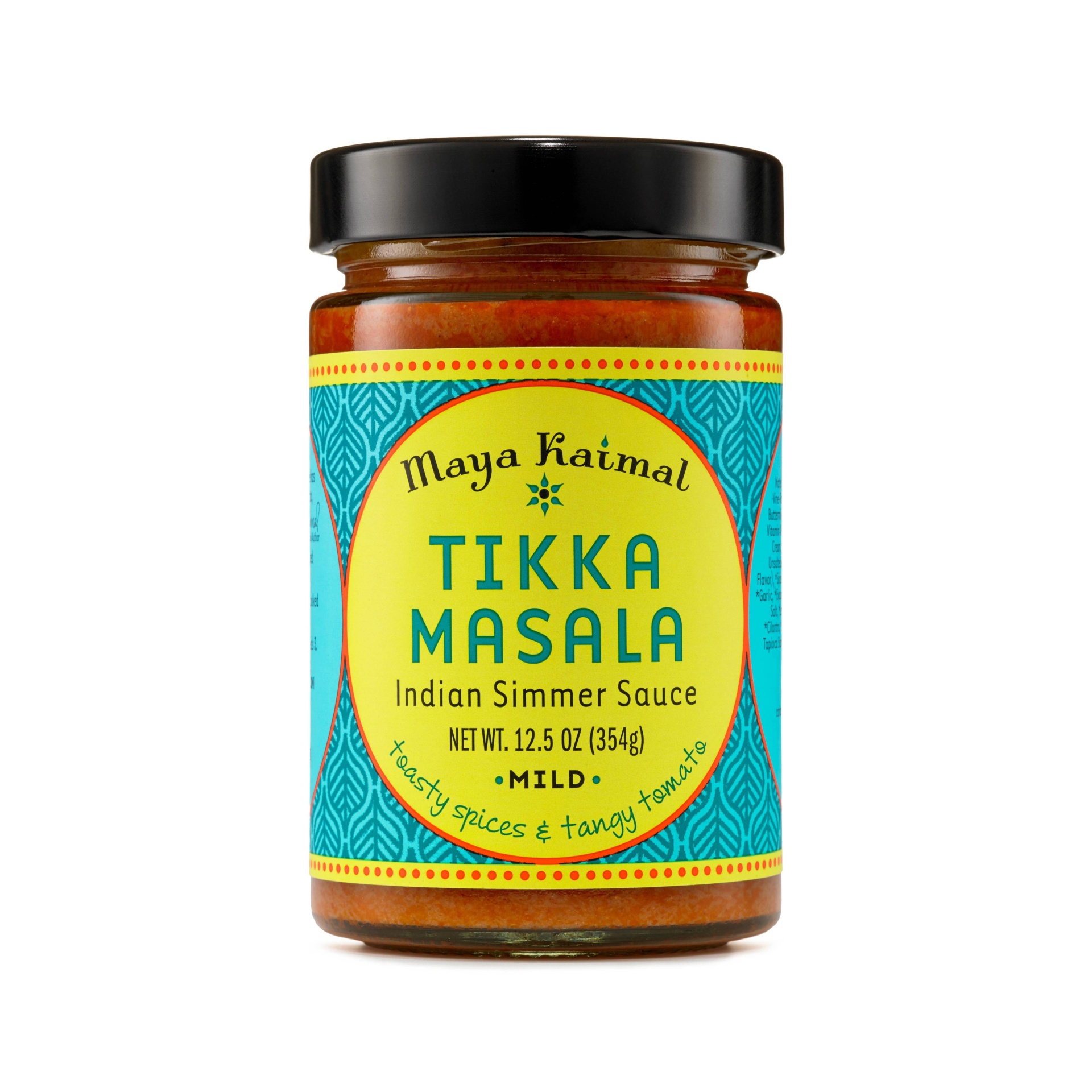 slide 1 of 4, Maya Kaimal Tikka Masala Mild Indian Simmer Sauce, 12.5 oz