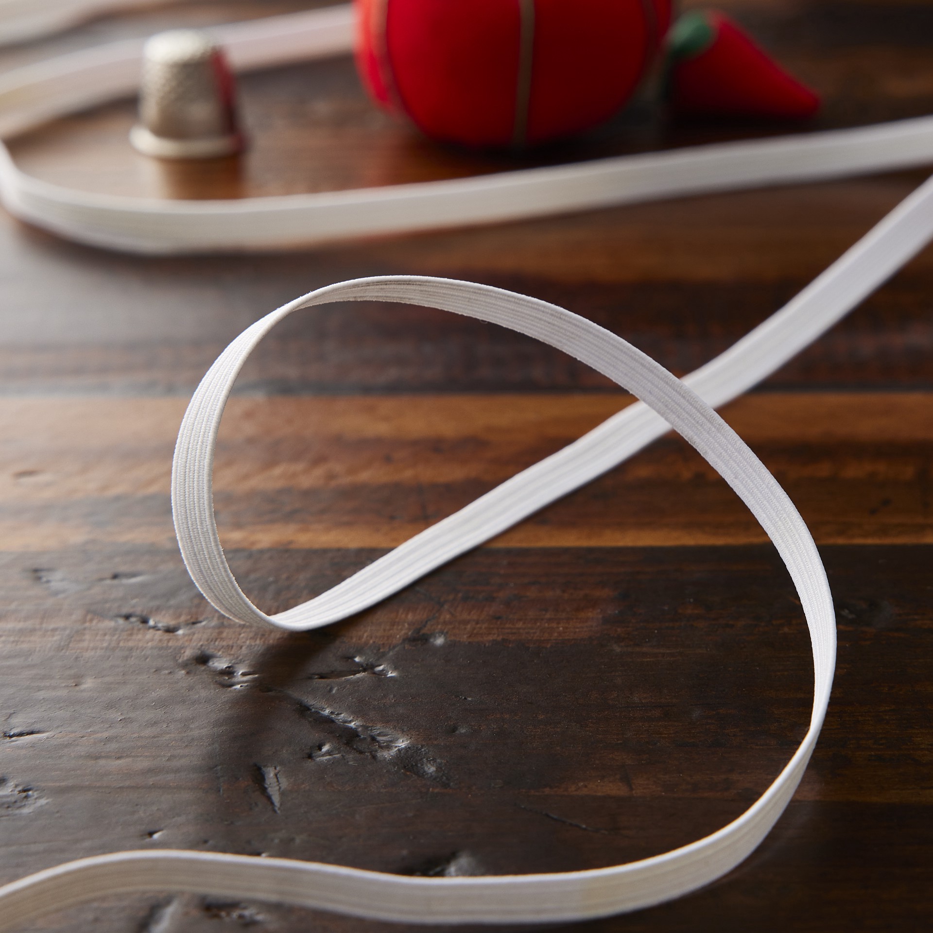 slide 2 of 3, 1/4" Braided Elastic Hank By Loops & Threads, 1/4 in x 8 yd