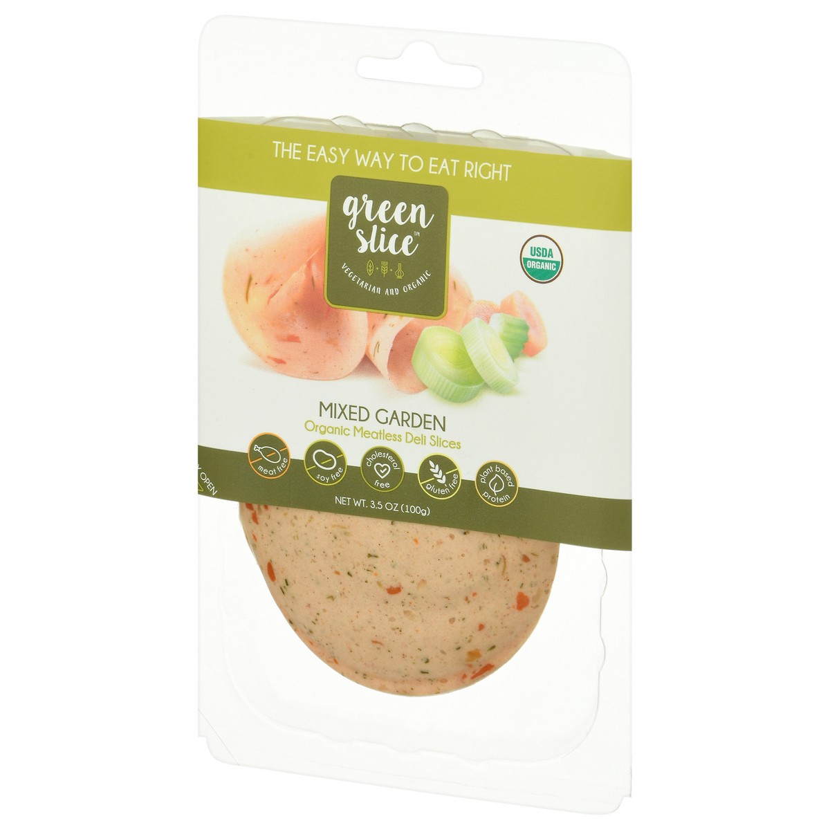 slide 8 of 12, Green Slice Organic Meatless Mixed Garden Deli Slices 3.5 oz, 3.5 oz