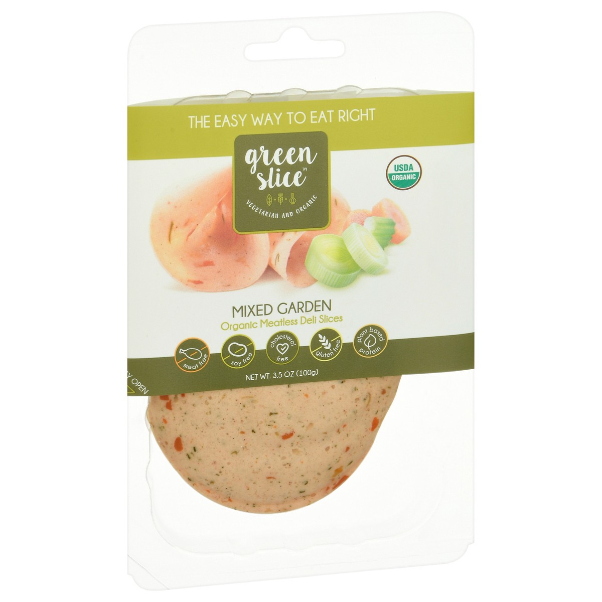 slide 10 of 12, Green Slice Organic Meatless Mixed Garden Deli Slices 3.5 oz, 3.5 oz