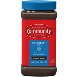 Community Coffee Coffee, Instant, Medium Roast, Breakfast Blend