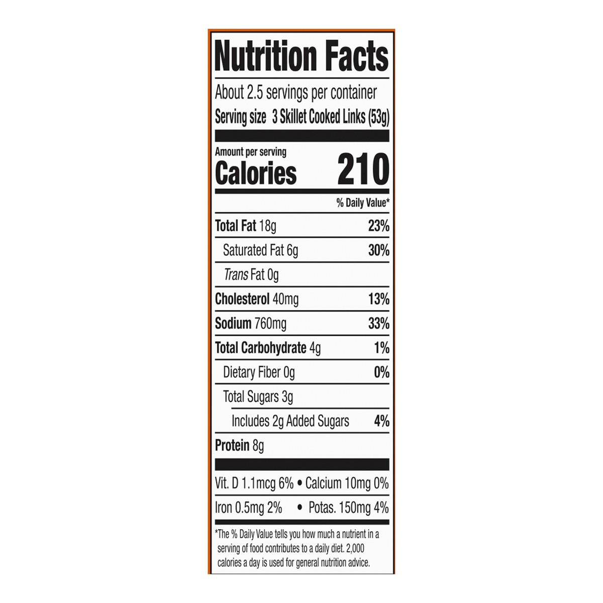 slide 4 of 7, Farmer John Maple Pork Sausage Links 8 ea, 8 ct