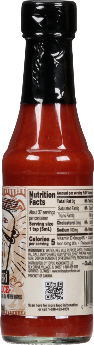 slide 8 of 16, Culinary Tours Peri-Peri Hot Sauce 6.25 fl oz, 6.25 fl oz